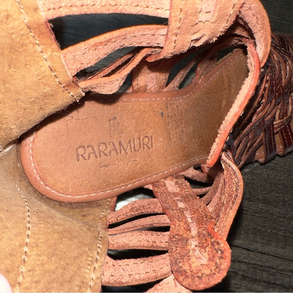 Raramuri Woven Brown Wedge Sandal (5)*Read Description* - Picture 8 of 15